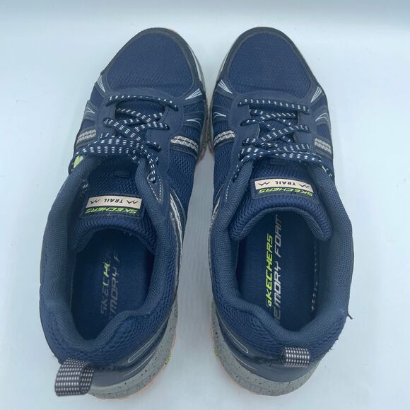 Skechers Trail Hillcrest Running Shoe Memory Foam Blue Womens Size 8 - Picture 8 of 9
